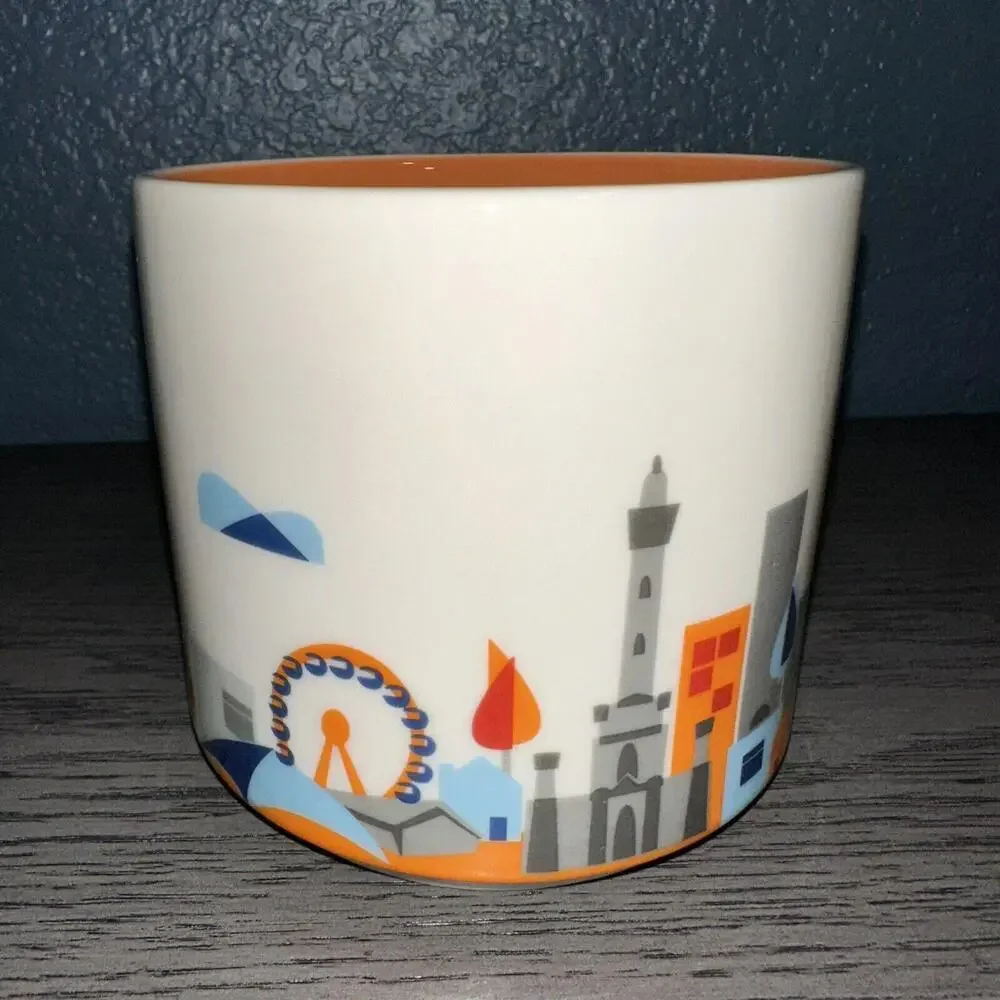 Starbucks CHICAGO You Are Here Collection YAH 14oz Coffee Mug 2013 New W/O Box